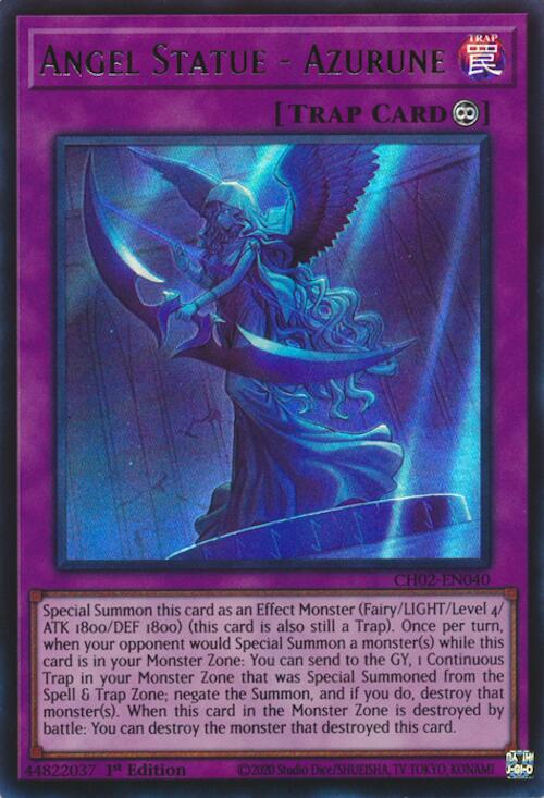 Angel Statue - Azurune [CH02-EN040] Ultra Rare | Shuffle n Cut Hobbies & Games