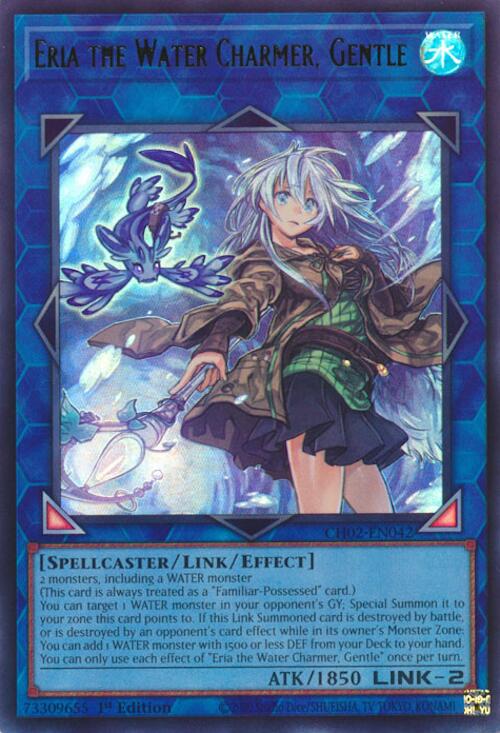 Eria the Water Charmer, Gentle [CH02-EN042] Ultra Rare | Shuffle n Cut Hobbies & Games