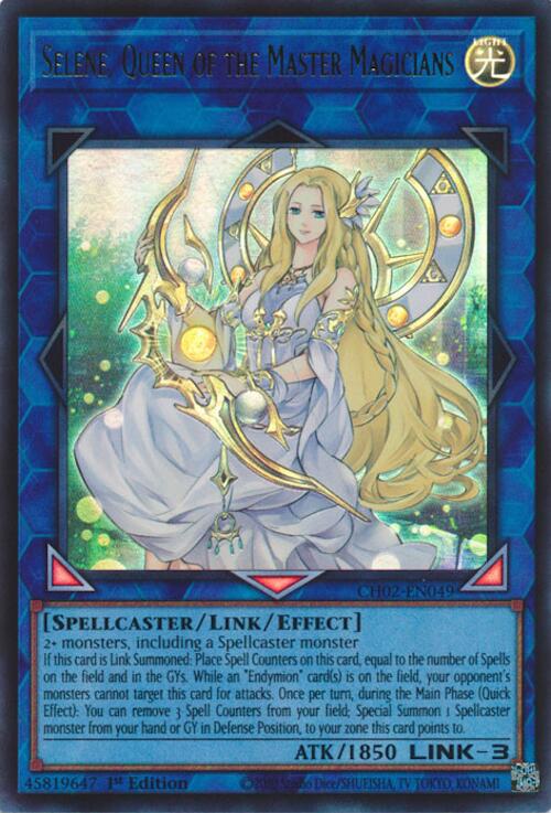 Selene, Queen of the Master Magicians [CH02-EN049] Ultra Rare | Shuffle n Cut Hobbies & Games