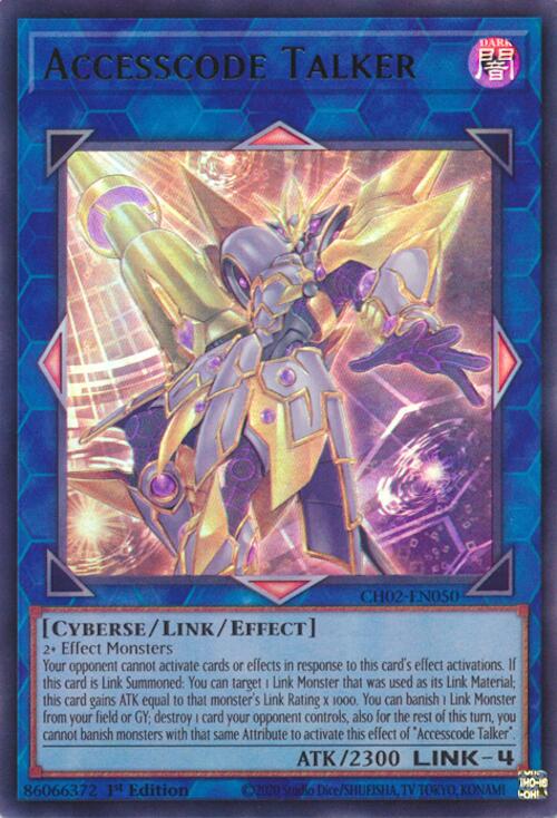 Accesscode Talker [CH02-EN050] Ultra Rare | Shuffle n Cut Hobbies & Games