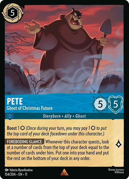 Pete - Ghost of Christmas Future (154/204) [Winterspell] | Shuffle n Cut Hobbies & Games