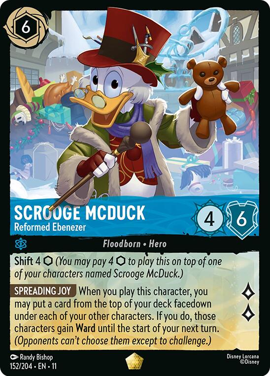 Scrooge McDuck - Reformed Ebenezer (152/204) [Winterspell] | Shuffle n Cut Hobbies & Games
