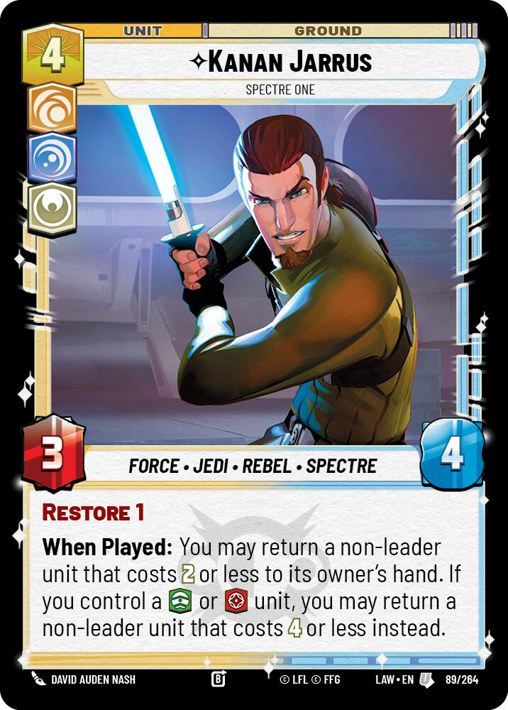 Kanan Jarrus - Spectre One (89/264) (89/264) [A Lawless Time] | Shuffle n Cut Hobbies & Games