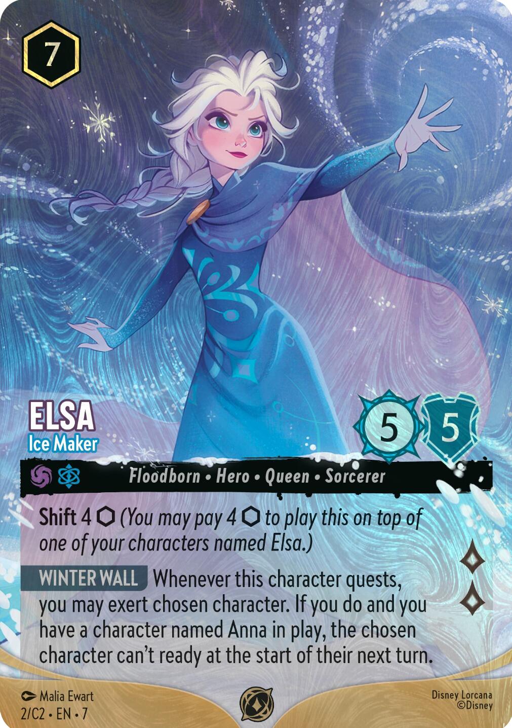 Elsa - Ice Maker (Foil) (2) [Promo Cards] | Shuffle n Cut Hobbies & Games