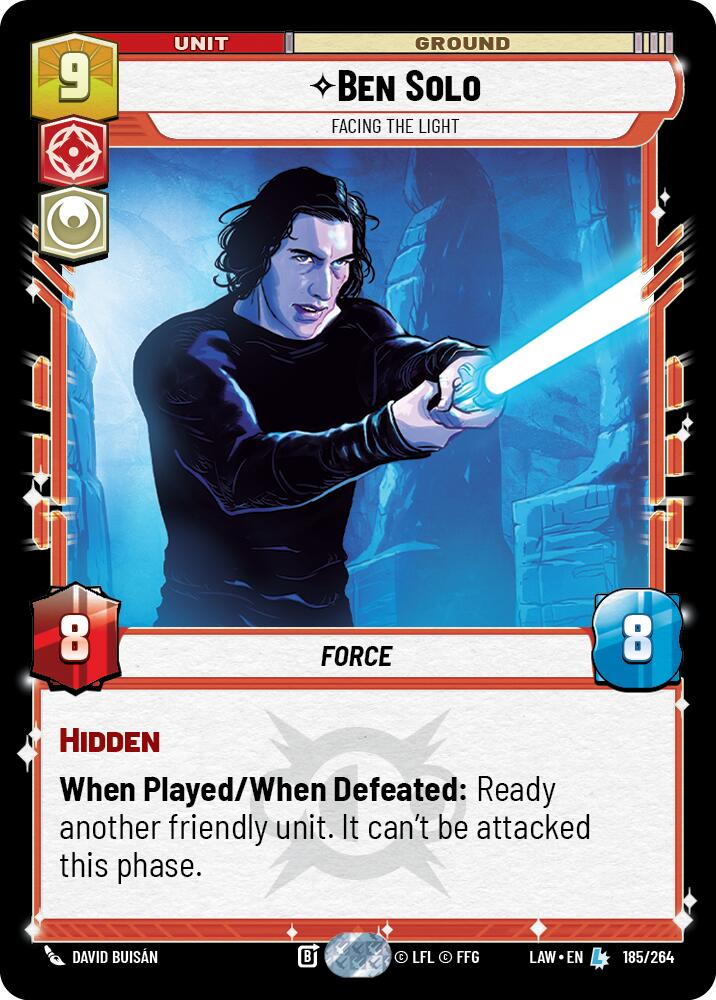 Ben Solo - Facing the Light (185/264) (185/264) [A Lawless Time] | Shuffle n Cut Hobbies & Games