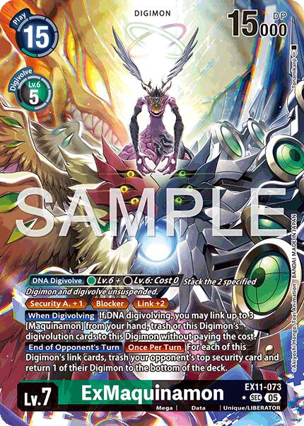 ExMaquinamon [EX11-073] (Alternate Art) [Dawn of Liberator] | Shuffle n Cut Hobbies & Games