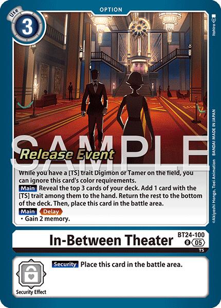 In-Between Theater [BT24-100] [Time Stranger Release Events Cards] | Shuffle n Cut Hobbies & Games