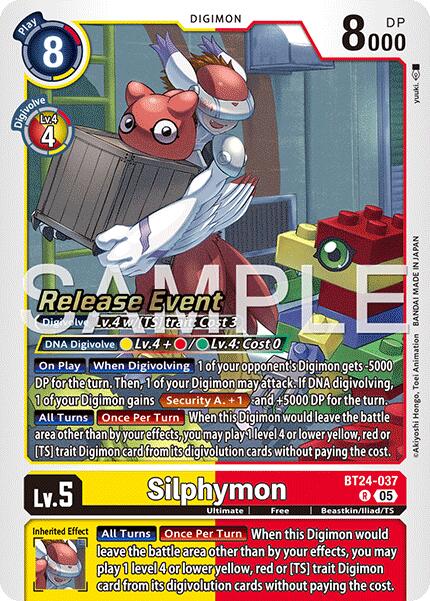 Silphymon [BT24-037] [Time Stranger Release Events Cards] | Shuffle n Cut Hobbies & Games