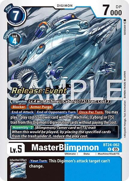 MasterBlimpmon [BT24-062] [Time Stranger Release Events Cards] | Shuffle n Cut Hobbies & Games