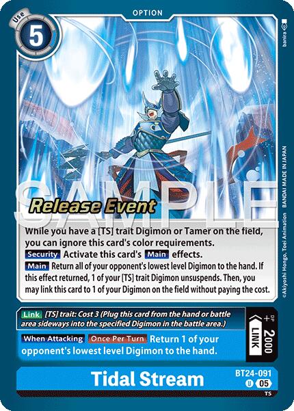 Tidal Stream [BT24-091] [Time Stranger Release Events Cards] | Shuffle n Cut Hobbies & Games