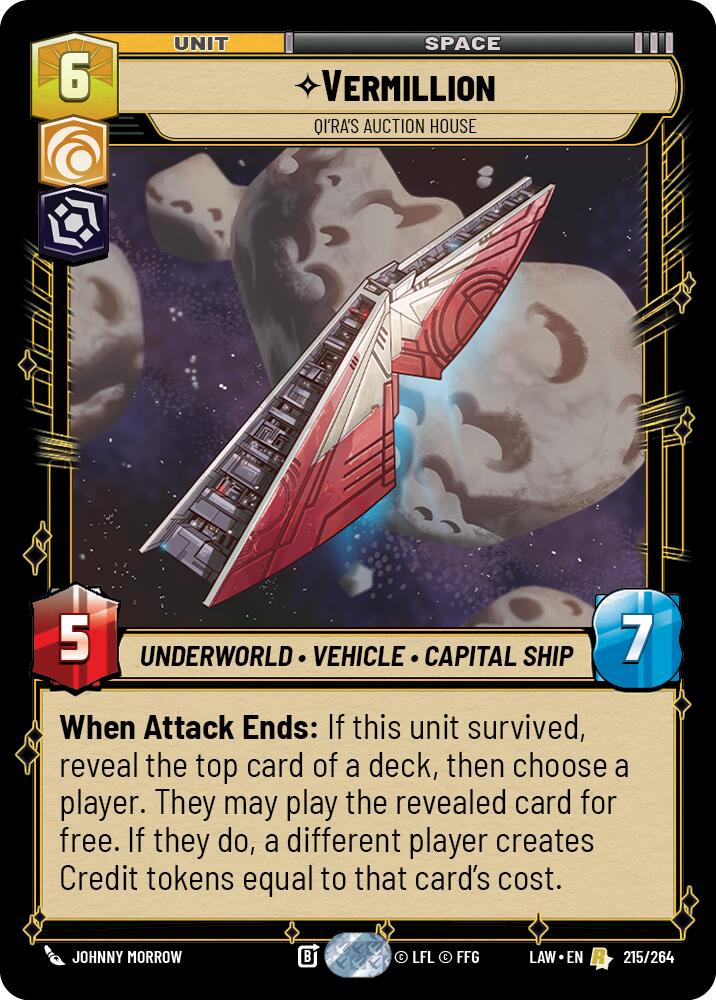 Vermillion - Qi'Ra's Auction House (215/264) (215/264) [A Lawless Time] | Shuffle n Cut Hobbies & Games