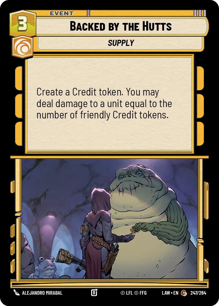 Backed by the Hutts (247/264) (247/264) [A Lawless Time] | Shuffle n Cut Hobbies & Games
