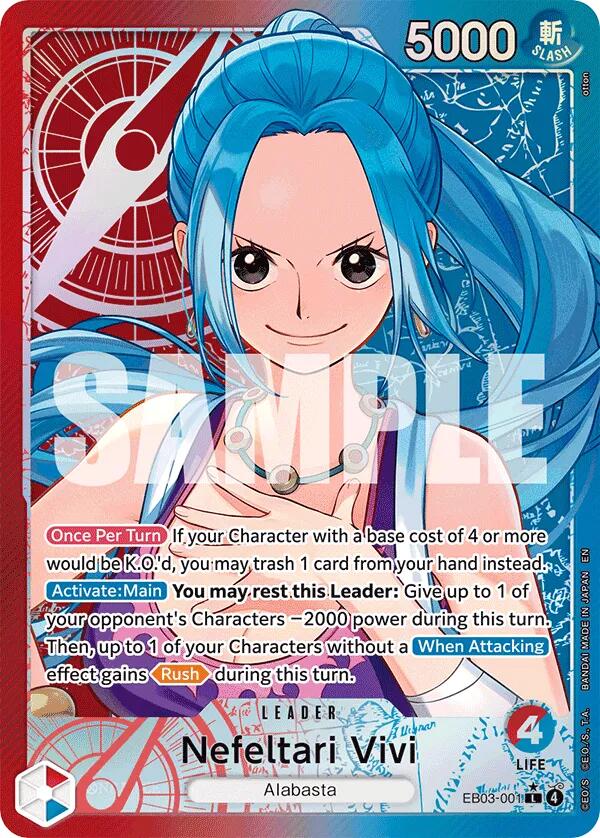 Nefeltari Vivi - 001 (Alternate Art) [Extra Booster: One Piece Heroines Edition] | Shuffle n Cut Hobbies & Games
