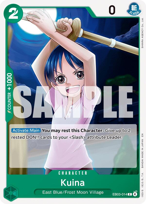 Kuina [Extra Booster: One Piece Heroines Edition] | Shuffle n Cut Hobbies & Games