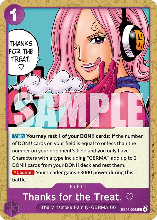 Thanks for the Treat. [Extra Booster: One Piece Heroines Edition] | Shuffle n Cut Hobbies & Games