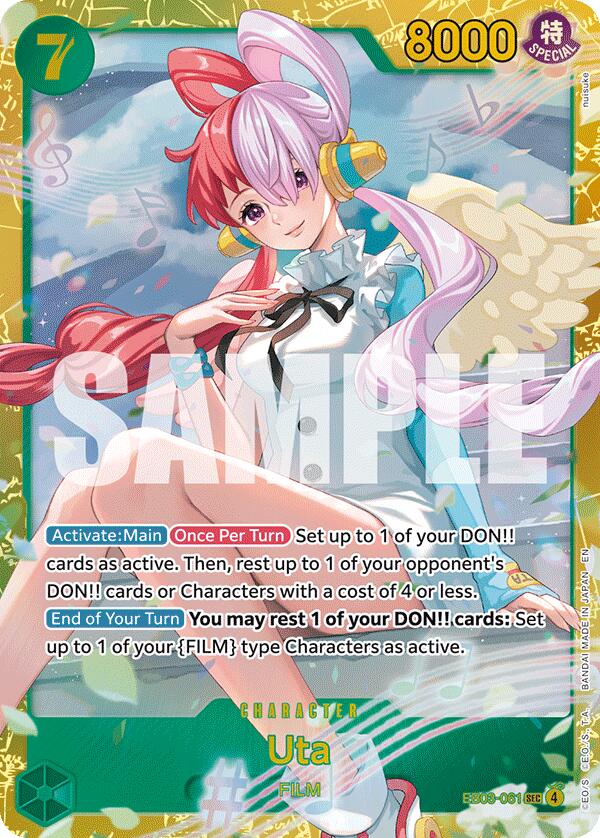 Uta [Extra Booster: One Piece Heroines Edition] | Shuffle n Cut Hobbies & Games