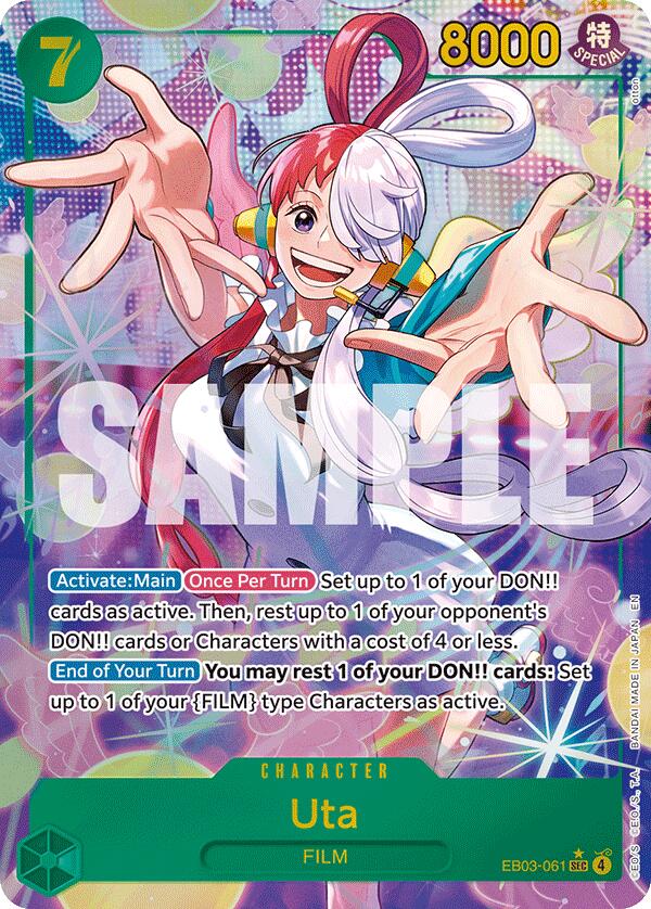 Uta (Alternate Art) [Extra Booster: One Piece Heroines Edition] | Shuffle n Cut Hobbies & Games
