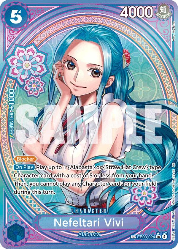 Nefeltari Vivi - 024 (SP) [Extra Booster: One Piece Heroines Edition] | Shuffle n Cut Hobbies & Games