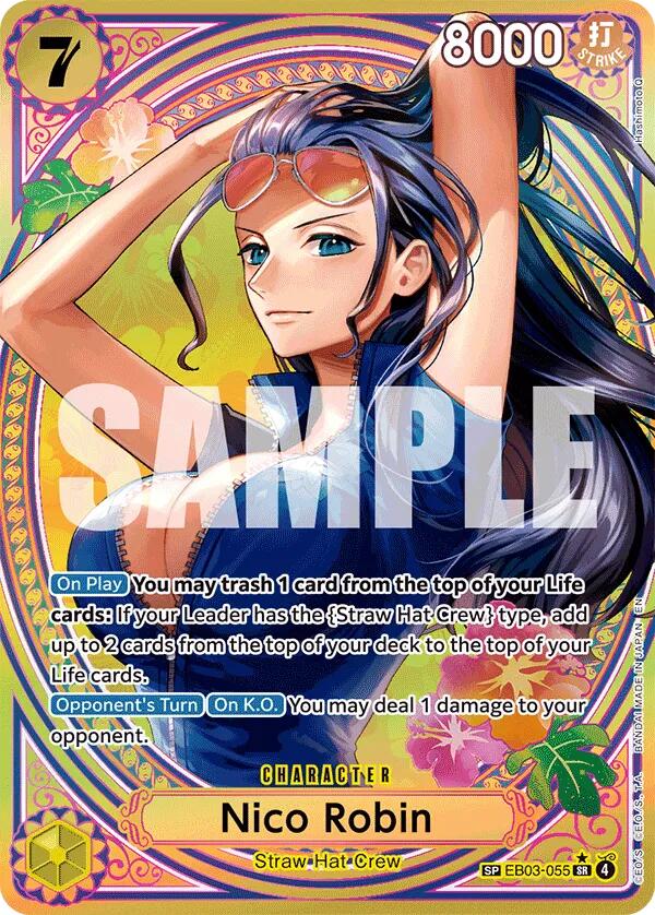 Nico Robin - 055 (SP) [Extra Booster: One Piece Heroines Edition] | Shuffle n Cut Hobbies & Games