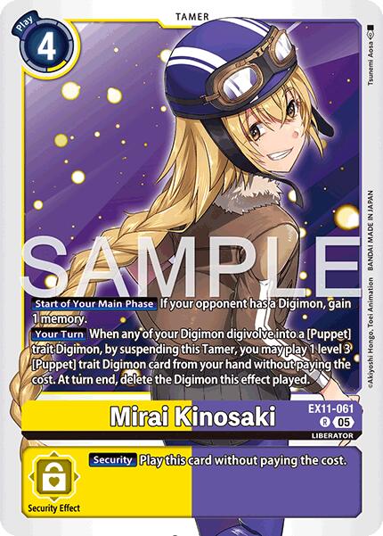 Mirai Kinosaki [EX11-061] [Dawn of Liberator] | Shuffle n Cut Hobbies & Games