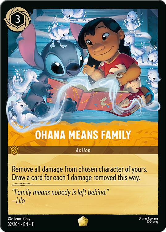 Ohana Means Family (32/204) [Winterspell] | Shuffle n Cut Hobbies & Games