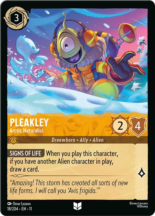 Pleakley - Arctic Naturalist (18/204) [Winterspell] | Shuffle n Cut Hobbies & Games