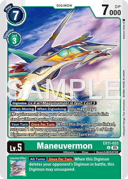 Maneuvermon [EX11-033] [Dawn of Liberator] | Shuffle n Cut Hobbies & Games