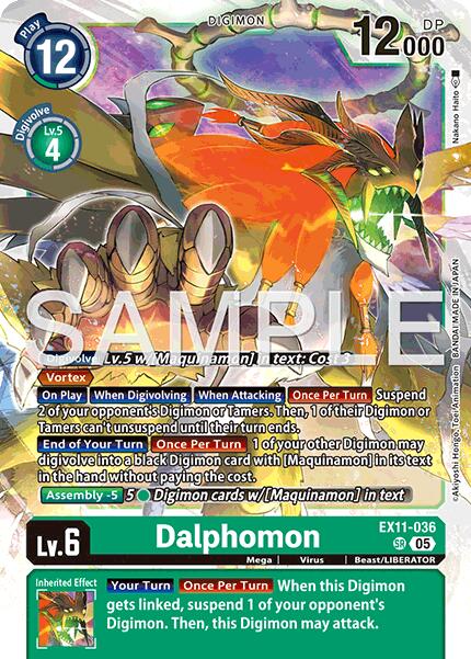 Dalphomon [EX11-036] [Dawn of Liberator] | Shuffle n Cut Hobbies & Games