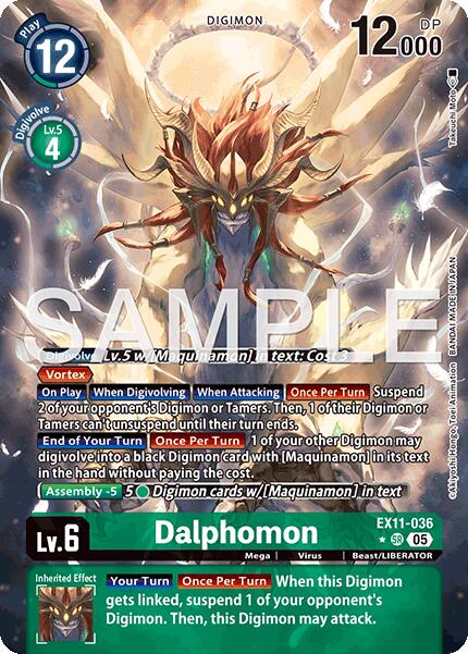 Dalphomon [EX11-036] (Alternate Art) [Dawn of Liberator] | Shuffle n Cut Hobbies & Games