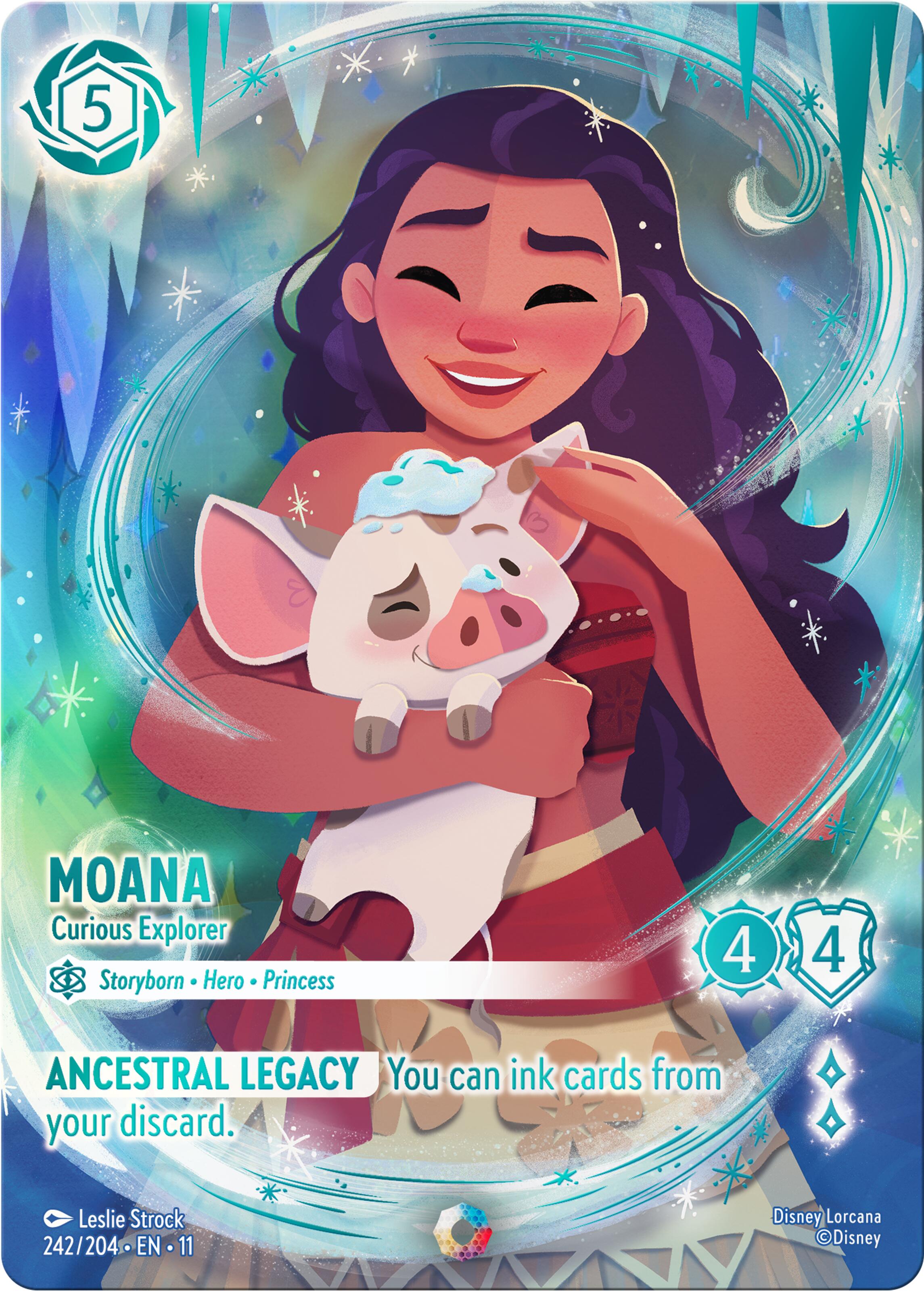 Moana - Curious Explorer (Iconic) (242/204) [Winterspell] | Shuffle n Cut Hobbies & Games