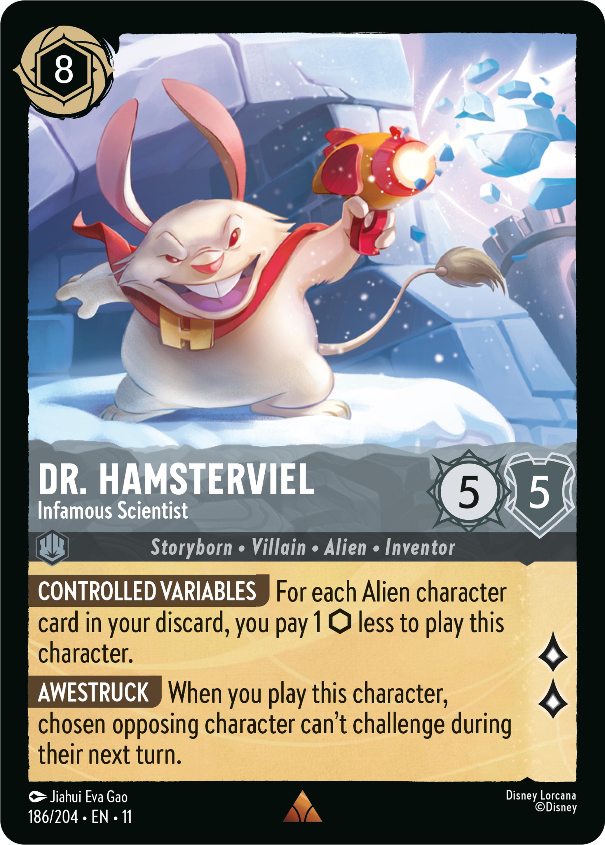 Dr. Hamsterviel - Infamous Scientist (186/204) [Winterspell] | Shuffle n Cut Hobbies & Games