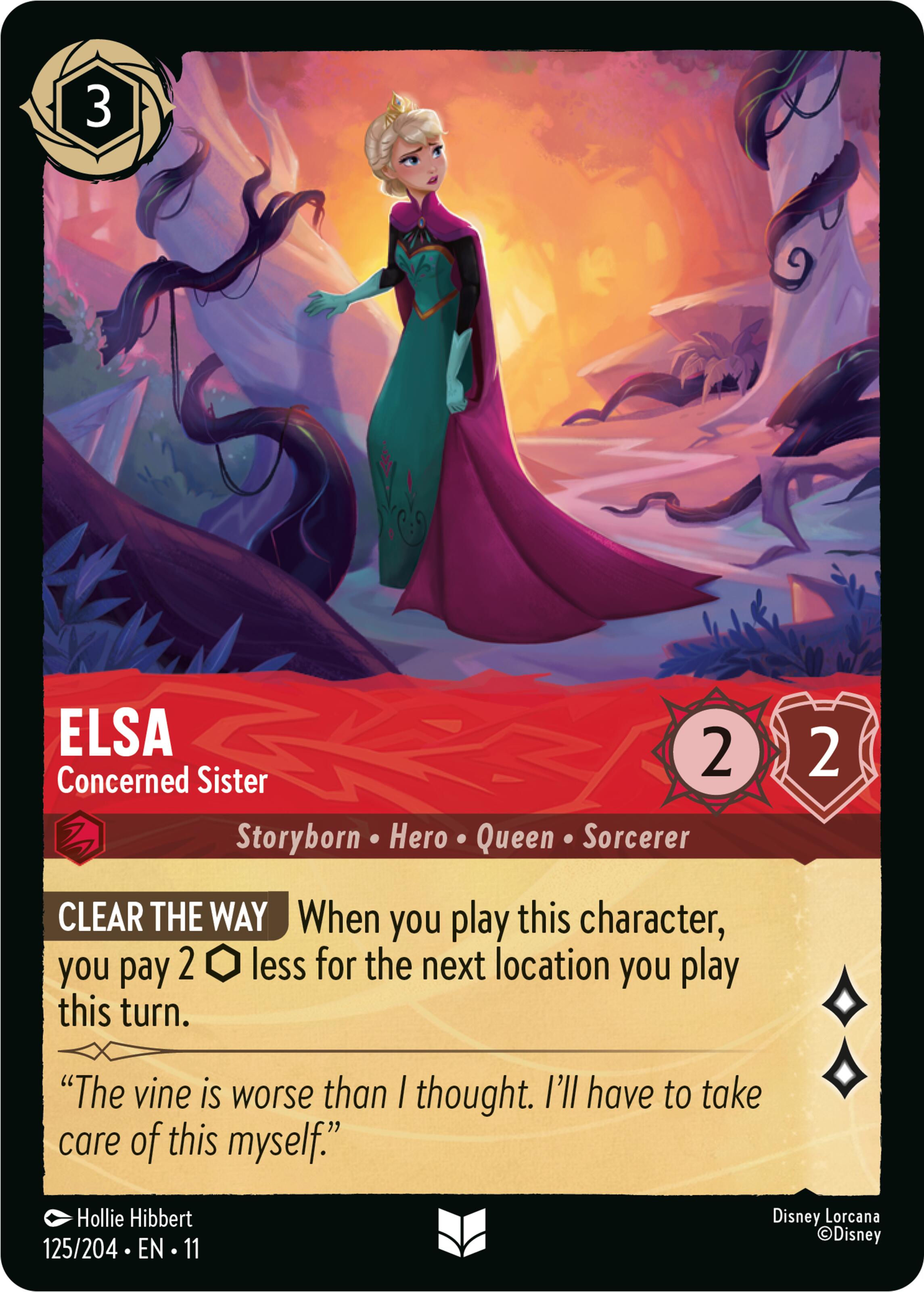 Elsa - Concerned Sister (125/204) [Winterspell] | Shuffle n Cut Hobbies & Games
