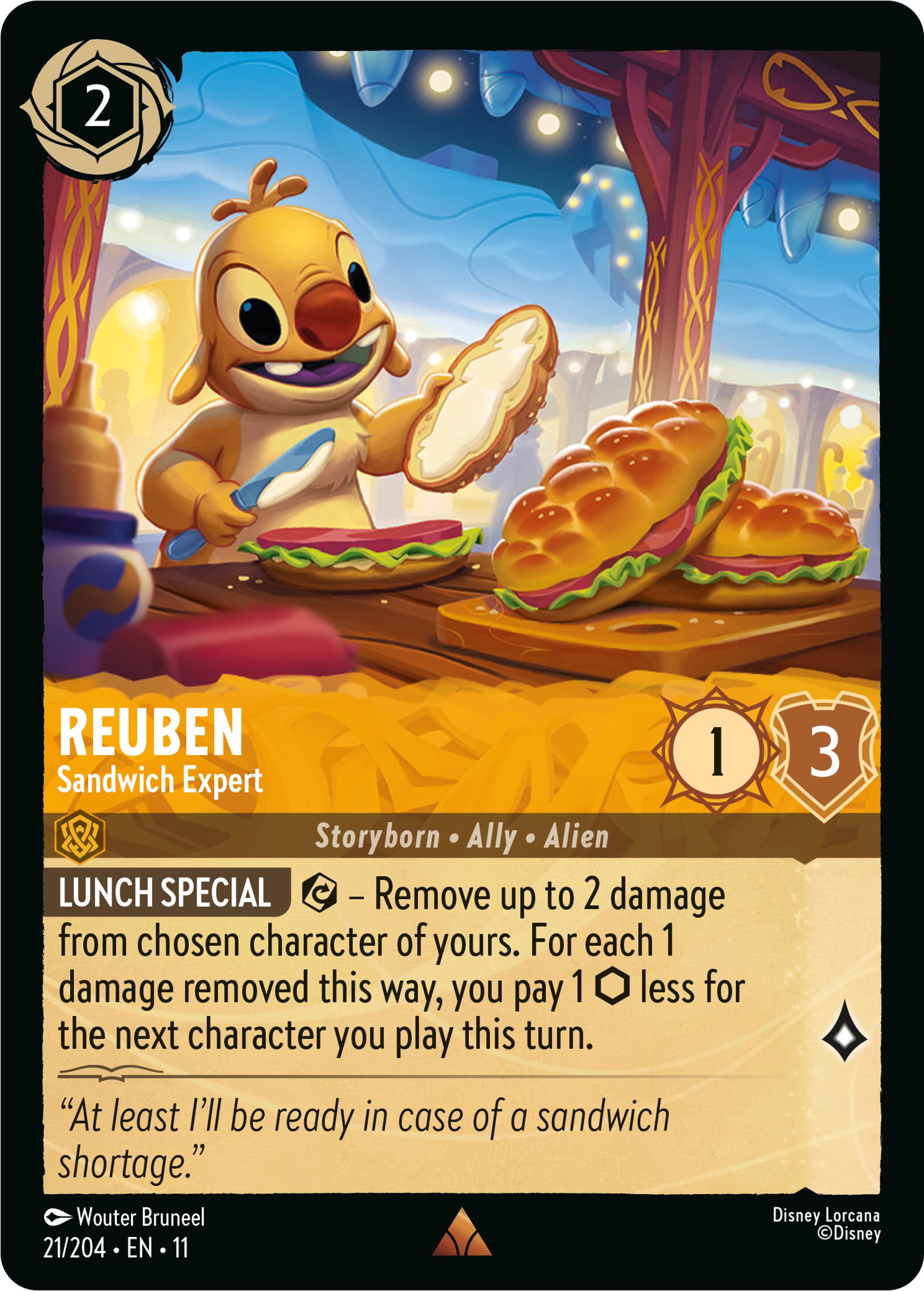 Reuben - Sandwich Expert (21/204) [Winterspell] | Shuffle n Cut Hobbies & Games