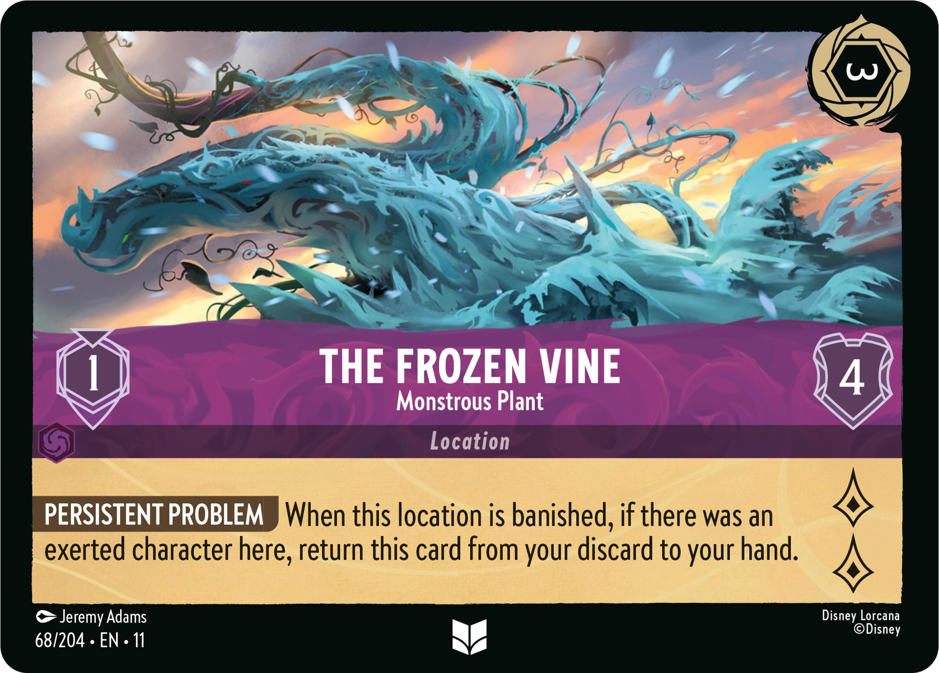 The Frozen Vine - Monstrous Plant (68/204) [Winterspell] | Shuffle n Cut Hobbies & Games