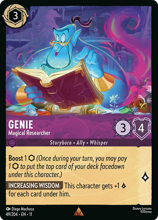 Genie - Magical Researcher (49/204) [Winterspell] | Shuffle n Cut Hobbies & Games