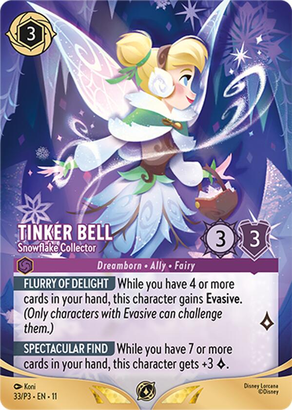 Tinker Bell - Snowflake Collector (Store Championship Participant) (33) [Promo Cards] | Shuffle n Cut Hobbies & Games
