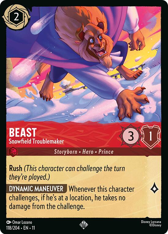 Beast - Snowfield Troublemaker (118/204) [Winterspell] | Shuffle n Cut Hobbies & Games