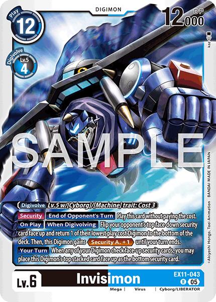 Invisimon [EX11-043] [Dawn of Liberator] | Shuffle n Cut Hobbies & Games