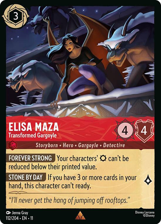Elisa Maza - Transformed Gargoyle (112/204) [Winterspell] | Shuffle n Cut Hobbies & Games