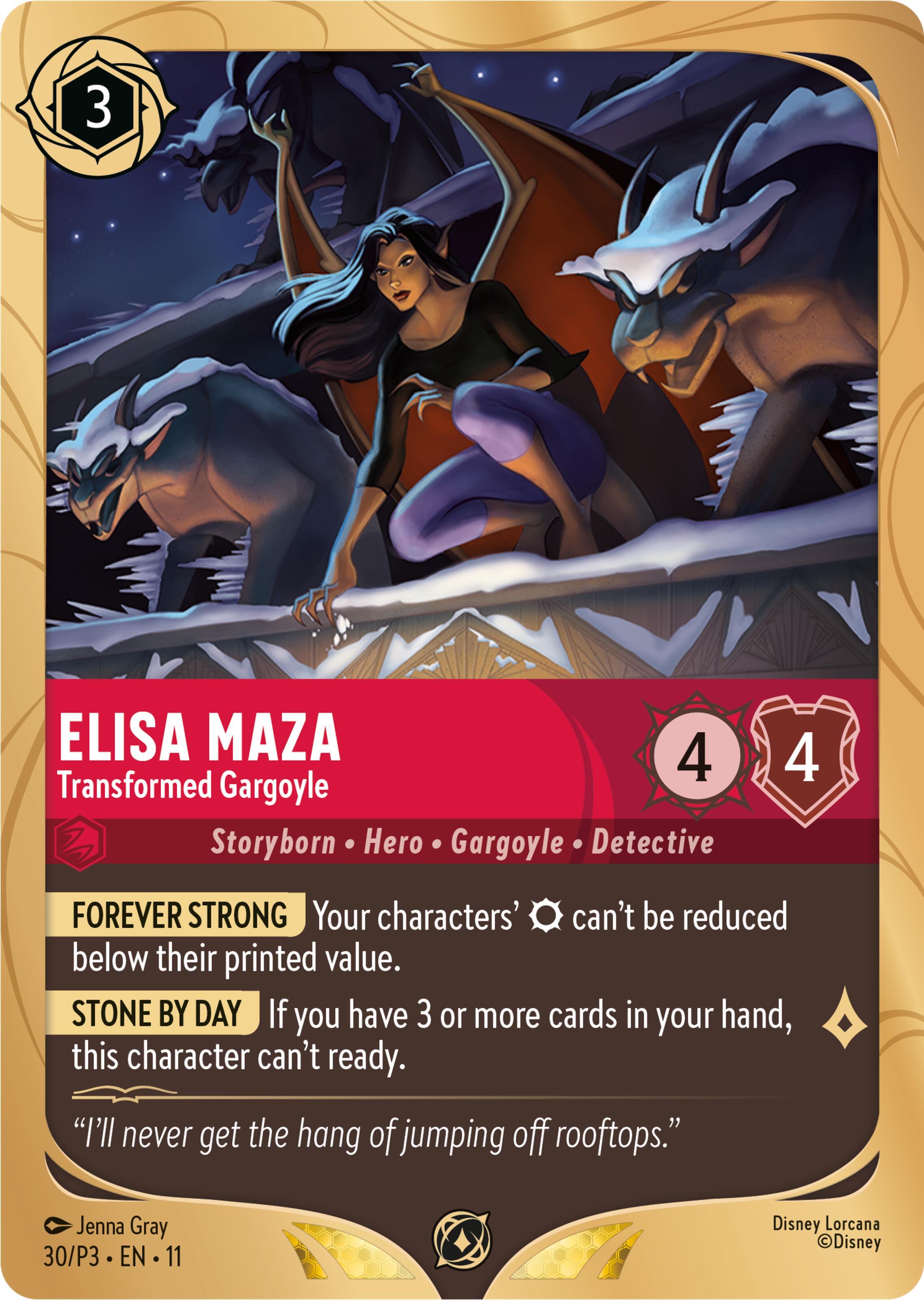 Elisa Maza - Transformed Gargoyle (30) [Promo Cards] | Shuffle n Cut Hobbies & Games