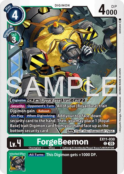 ForgeBeemon [EX11-030] [Dawn of Liberator] | Shuffle n Cut Hobbies & Games