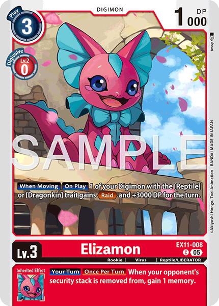 Elizamon [EX11-008] [Dawn of Liberator] | Shuffle n Cut Hobbies & Games