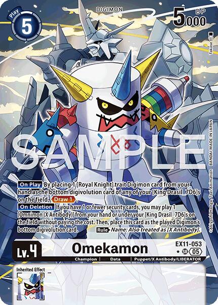 Omekamon [EX11-053] (Alternate Art) [Dawn of Liberator] | Shuffle n Cut Hobbies & Games