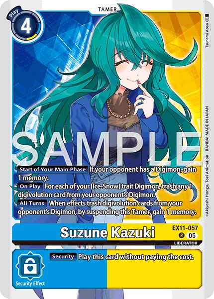 Suzune Kazuki [EX11-057] [Dawn of Liberator] | Shuffle n Cut Hobbies & Games