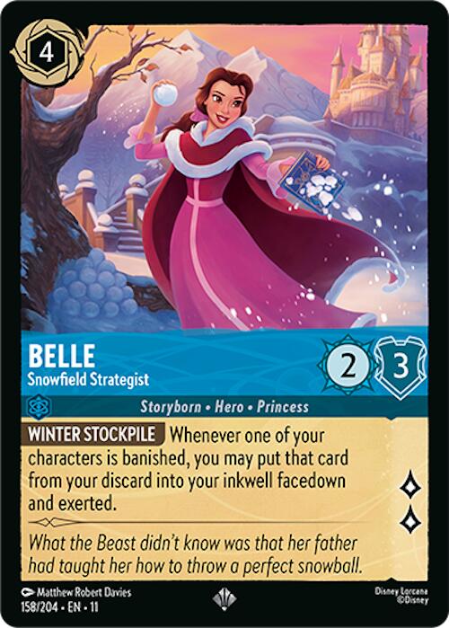 Belle - Snowfield Strategist (158/204) [Winterspell] | Shuffle n Cut Hobbies & Games
