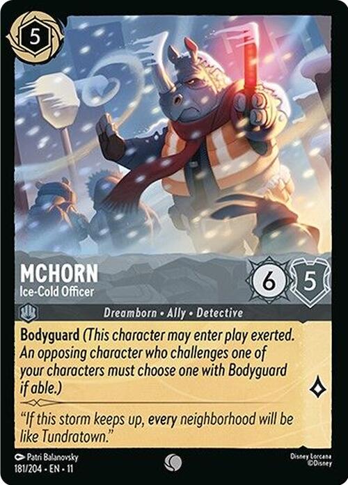 McHorn - Ice-Cold Officer (181/204) [Winterspell] | Shuffle n Cut Hobbies & Games