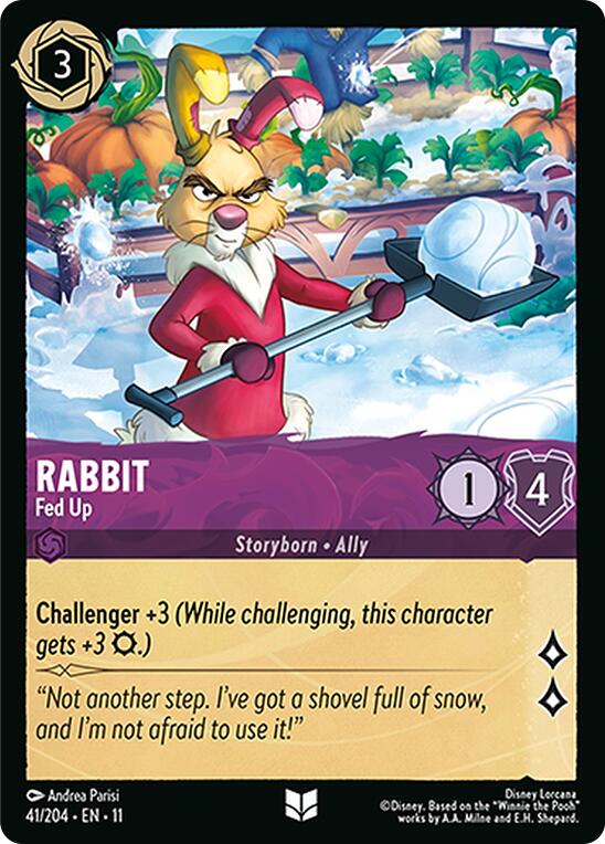 Rabbit - Fed Up (41/204) [Winterspell] | Shuffle n Cut Hobbies & Games