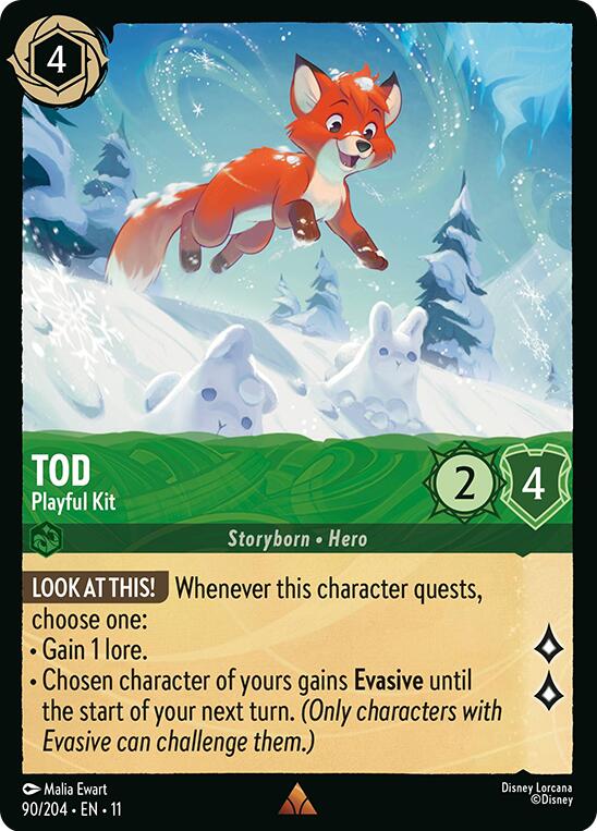 Tod - Playful Kit (90/204) [Winterspell] | Shuffle n Cut Hobbies & Games