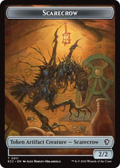 Scarecrow // Treasure Double-Sided Token [Lorwyn Eclipsed Tokens] | Shuffle n Cut Hobbies & Games