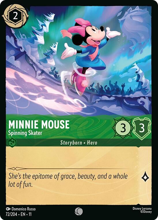 Minnie Mouse - Spinning Skater (72/204) [Winterspell] | Shuffle n Cut Hobbies & Games
